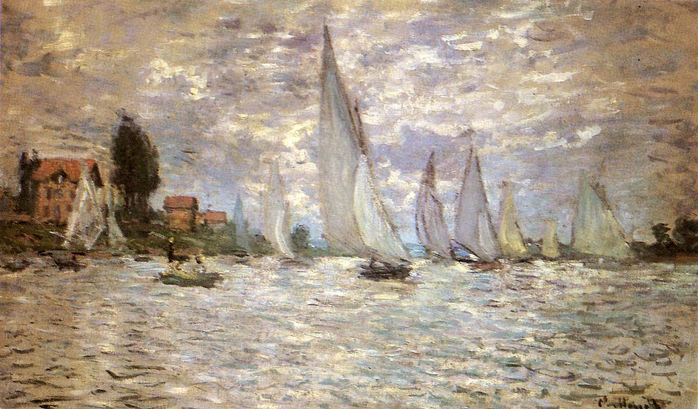 Boats Regatta at Argenteuil